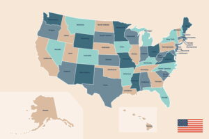 relationship search trends map United States