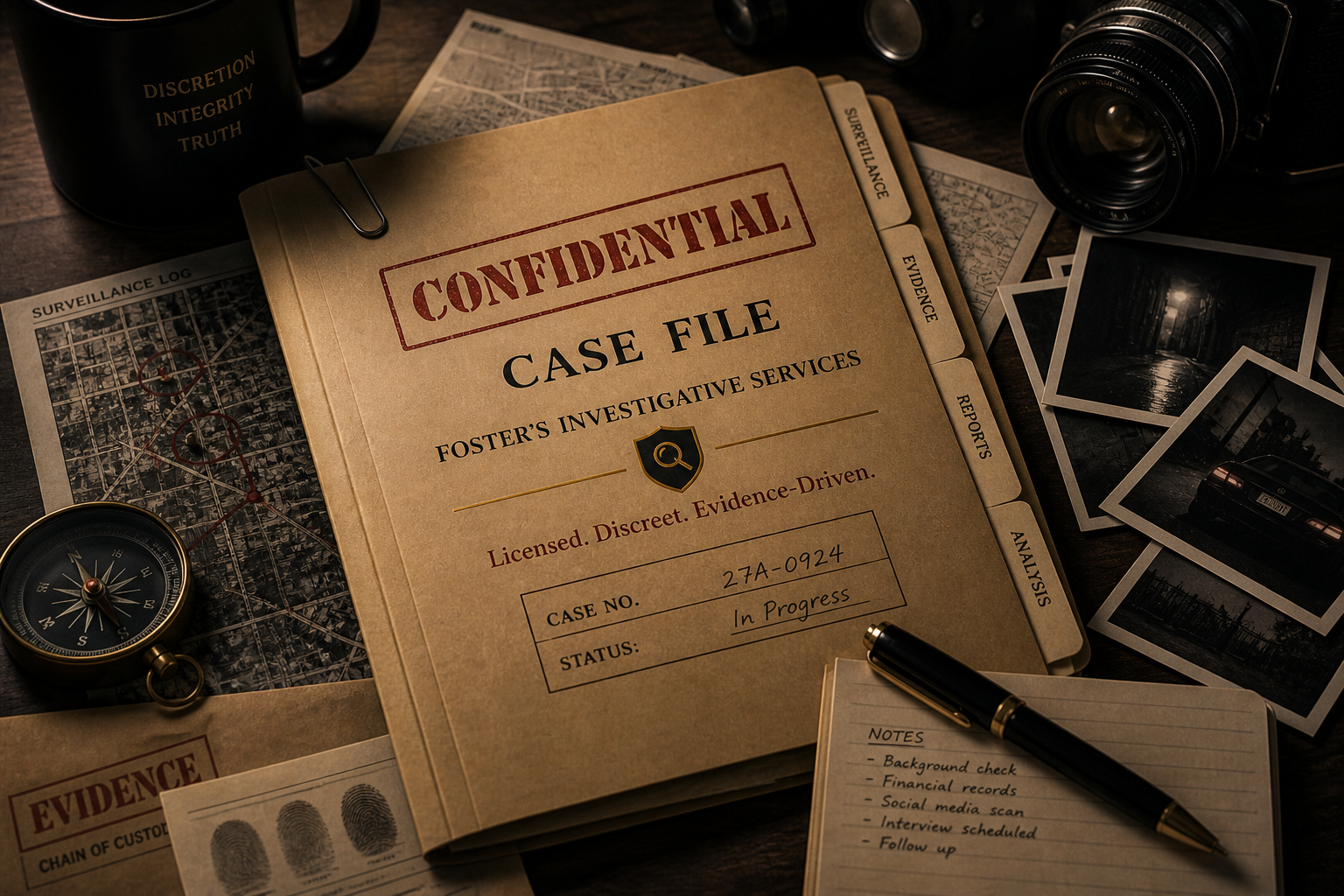 private investigator case files Jackson Mississippi